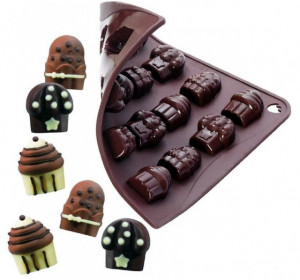 Stampo in Silicone Cioccolatini e Cupcakes - Img 2