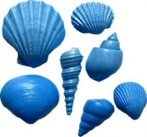 Stampo Mare in Silicone di alta qualità Conchiglie. Originale First Impression. Molds Shell 5.