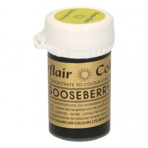 Verde Goosebarry. Linea Pastello. Colorante in Gel concentrato. Sugarflair - Img 3
