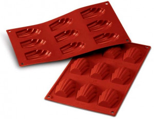 9 Madeleine. Stampo in silicone Platinico di alta qualità