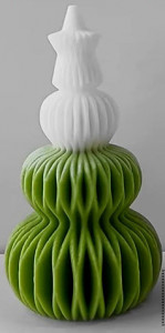 stampo candele albero natale