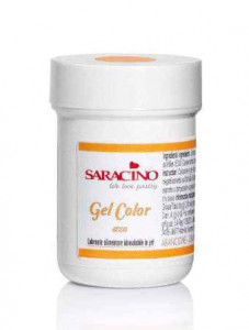 Arancio. Colorante alimentare in gel 20 gr. Anche per Pittura. Saracino