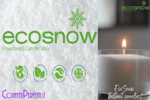 Cera polvere per candele senza fusione