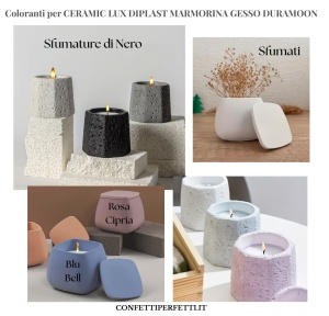 Coloranti per CERAMIC LUX DIPLAST MARMORINA GESSO DURAMOON