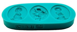Diadema e Camei Bambini.Stampo in silicone - Img 2
