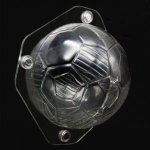 Pallone Calcio in 3D. Doppio Stampo accoppiabile in policarbonato rigido