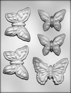 Farfalle. Stampo per cioccolato in policarbonato