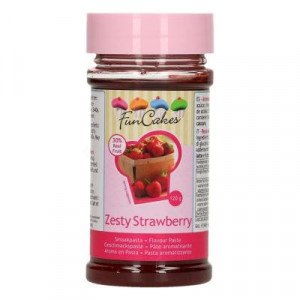 Fragola Acidula. Aroma in Pasta concentrata per aromatizzare Creme, Impasti e Gelati