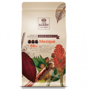 Messico. Cacao Barry Chocolate Callets. Mexique Dark 66% - Img 1