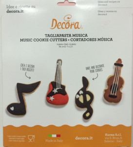 Musica. Stampo di Violino, Chiave di violino, Nota musicale e Chitarra. - Img 3