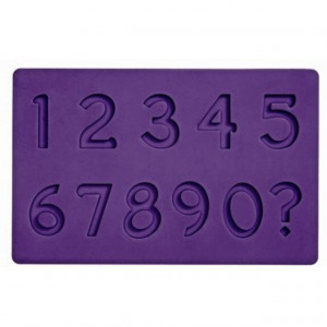Numeri. Stampo in silicone