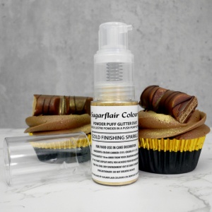 Spray polvere Glitter Oro perlescente Alimentare per Candele e Saponi