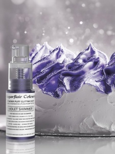 Polvere Spray Glitter Viola perlescente. Naturale 100% ed edibile per Candele e Saponi
