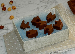 Puzzle 12 pezzi. Stampo in silicone Professionale con Piastra 400x300. - Img 3