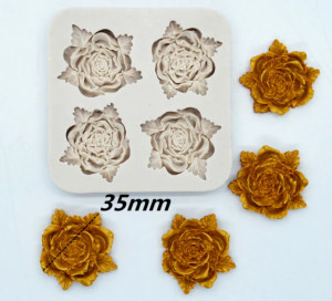 stampo rosa silicone