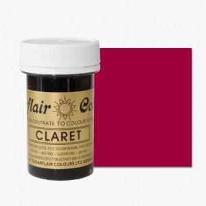 Rosso Violaceo. Linea Spectral. Colorante in Gel concentrato. Claret. Sugarflair