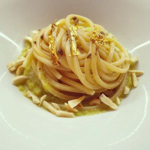 Foglie Oro 24 carati Edibile per Alimenti spaghetti
