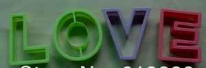 Set di 11 stampi I love You. - Img 4