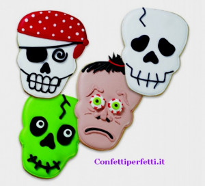Teschio con Occhio. Stampo Halloween in metallo