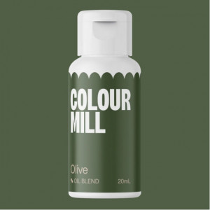 Verde Oliva Colour Mill. Colorante alimentare a base olio di 20 ml