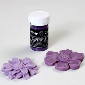 Viola Lavanda. Linea Pastello. Colorante in Gel concentrato. Lavender. Sugarflair