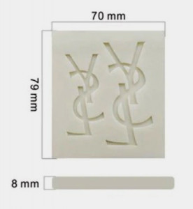 yves saint laurent stampo in silicone