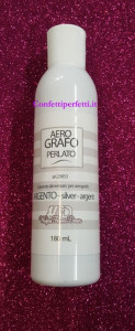Argento 180 ml. Perlato. Colorante a base acqua per Aerografo. WFD - Img 1