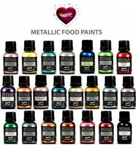 Argento Metallizzato. Colorante in gel. Rainbow Dust - Img 3