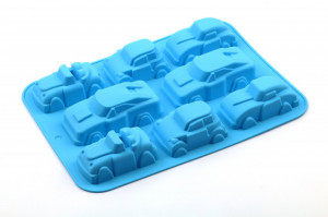 Auto e Macchine. Stampo in silicone per il Cake design