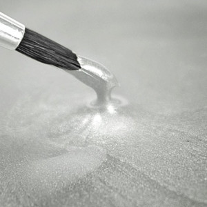 Bianco Metallizzato. Rainbow Dust. Vernice Perlescente. Food Paints.25 ml.