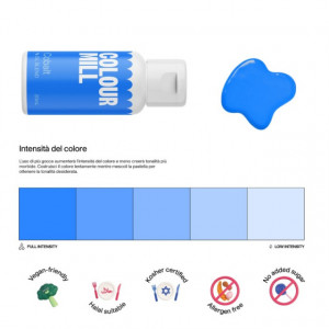 Blu Cobalto colorante base olio mill