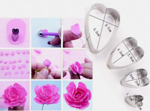 Camelia Cutter in acciaio inox