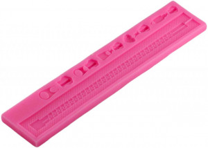 Chiusure lampo  Zip e Tiretto. Stampo in silicone