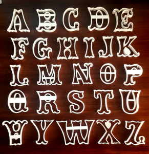 QEEYON Stampi Silicone Lettere, 6 pezzi 3D Stampi di lettere e numeri