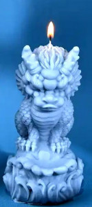 Drago stampo silicone candele roma