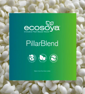 EcoSoia Kerax. Cera di Soia Pillar Blend per Candele in Stampi