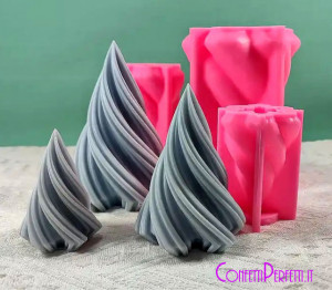 Stampo albero di Natale a Spirale silicone roma