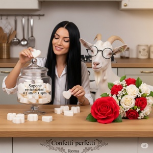 Latte di Capra (Goat's Milk) . Sapone Bianco da 1-3 e 6 Kg. Base Melt and Pour