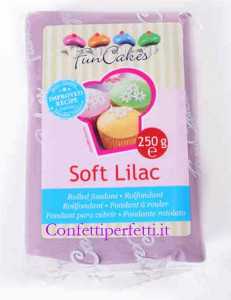Lilla.Pasta di zucchero FunCakes. 250 gr. Senza Glutine e Kosher