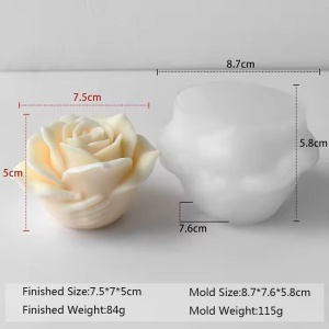 Mano che abbraccia una Rosa candele