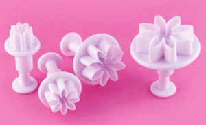 Margherite. Set 4 Stampi espulsione di varie dimensioni Tagliapasta. - Img 2