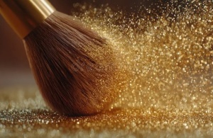 Polvere Spray Glitter Oro perlescente. Alimentare per Candele e Saponi