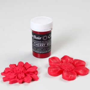 Rosso Ciliegia. Linea Pastello. Coloranti in Gel concentrati. Cherry Red. Sugarflair