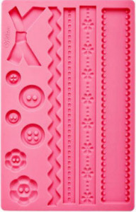 Sartoria e Bottoni più 2 bordure. Stampo in silicone - Img 2