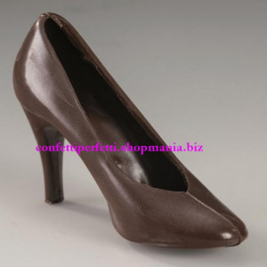 Scarpa con Tacco a punta. Doppio Stampo 3/D per Cioccolato in policarbonato