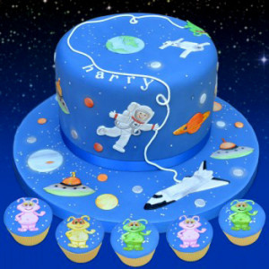 Spazio e Astronauta. Set di 11 stampi Patchwork cutter - Img 2