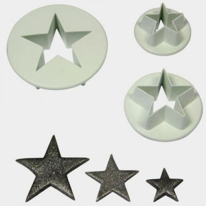 Stella. 3 Stampi tagliapasta. PME