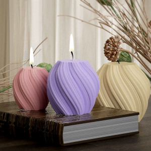 Vaso onda Stampo silicone candela