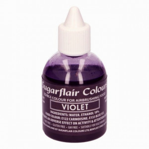 Viola 60 ml. Colorante liquido anche per Aerografo. Sugarflair