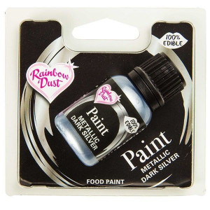 Argento Metallizzato. Colorante in gel. Rainbow Dust - Img 2